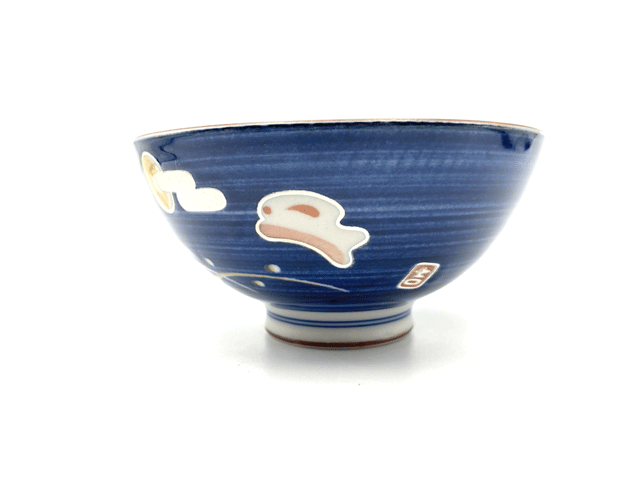 月うさぎのお茶碗