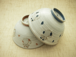 【和食器　猫茶碗　お茶碗】うちのねこ　ご飯茶碗