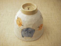 【和食器 猫柄 湯呑】花ねこ 湯呑み