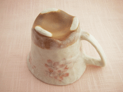 平安桜　コーヒー碗（ピンク）