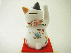 彩絵 めでたづくし金運招き猫
