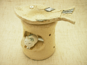 ≪猫雑貨・猫グッズ≫島ねこ茶香炉
